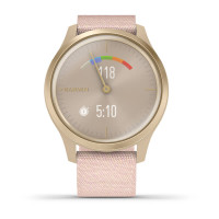 Часы Garmin vivomove Style Champagne-Dust Rose Fabric