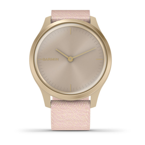 Годинник Garmin vivomove Style Champagne-Dust Rose Fabric