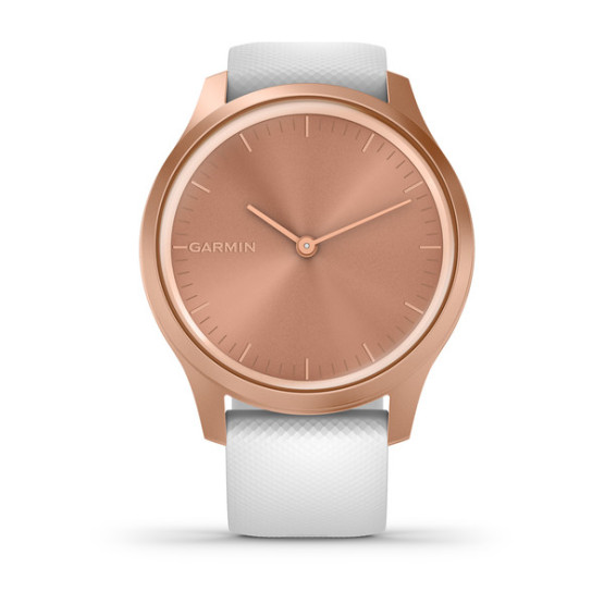 Годинник Garmin vivomove Style Rose Gold-White Silicone Годинник Garmin vivomove Style Rose Gold-White Silicone