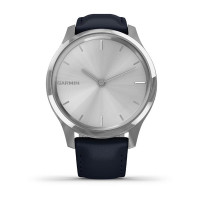 Годинник Garmin vivomove Luxe Silver-Blue Leather