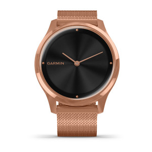 Часы Garmin vivomove Luxe Rose Gold-Black Milanese