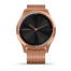 Годинник Garmin vivomove Luxe Rose Gold-Black Milanese