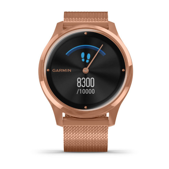 Годинник Garmin vivomove Luxe Rose Gold-Black Milanese Годинник Garmin vivomove Luxe Rose Gold-Black Milanese