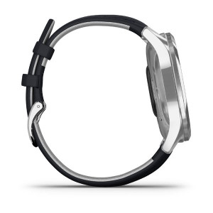 Часы Garmin vivomove Luxe Silver-Blue Leather