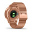 Годинник Garmin vivomove Luxe Rose Gold-Black Milanese