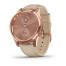 Годинник Garmin vivomove Luxe Rose Gold-Beige Leather