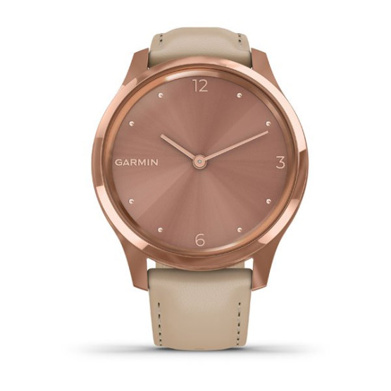 Годинник Garmin vivomove Luxe Rose Gold-Beige Leather Годинник Garmin vivomove Luxe Rose Gold-Beige Leather