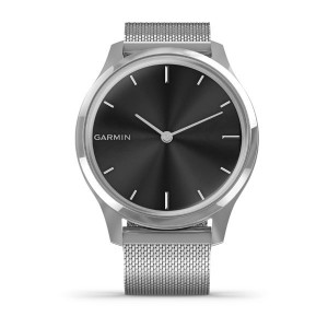 Часы Garmin vivomove Luxe Premium Silver-Black Milanese