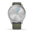 Годинник Garmin vivomove Style Silver-Moss Green Silicone