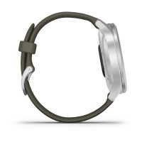 Часы Garmin vivomove Style Silver-Moss Green Silicone