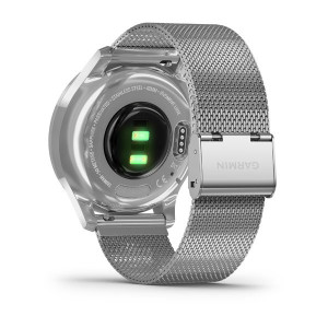 Часы Garmin vivomove Luxe Premium Silver-Black Milanese