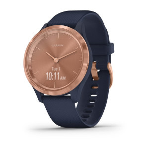 Часы Garmin vivomove 3S Sport Blue-Gold Silicone