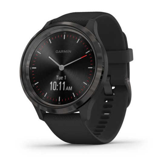 Годинник Garmin vivomove 3 Sport Black-Gunmetal Silicone