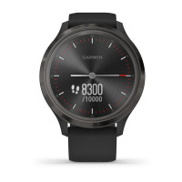 Годинник Garmin vivomove 3 Sport Black-Gunmetal Silicone
