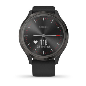 Часы Garmin vivomove 3 Sport Black-Gunmetal Silicone