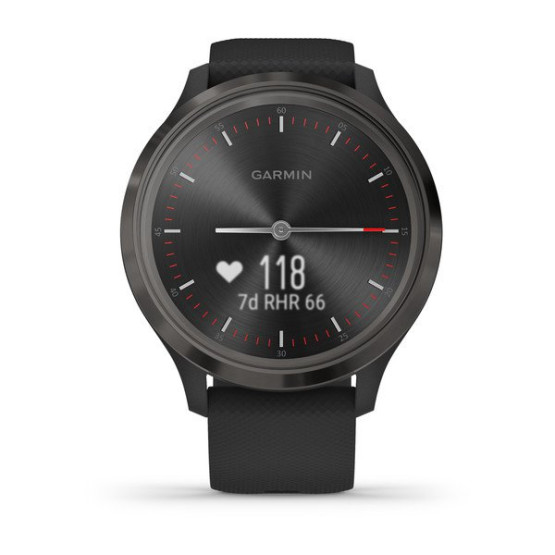 Годинник Garmin vivomove 3 Sport Black-Gunmetal Silicone Годинник Garmin vivomove 3 Sport Black-Gunmetal Silicone