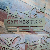 Медальница "КТМ" GYMNASTICS №2 Гімнастика Сталева  сірий 
