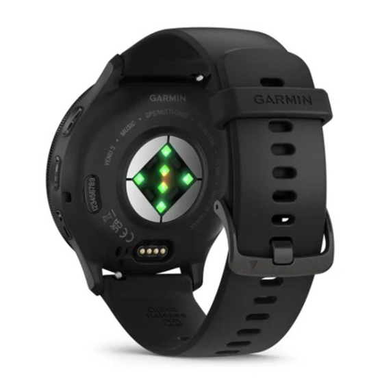 Смарт-годинник Garmin Venu 3 Slate Stainless Steel Bezel with Black Case and Silicone Band