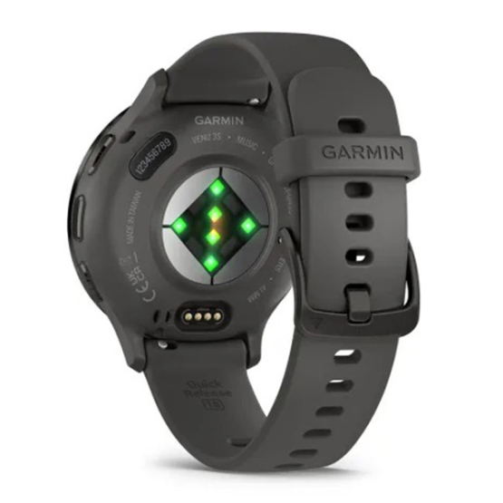Смарт-годинник Garmin Venu 3S Slate Stainless Steel Bezel with Pebble Gray Case and Silicone Band