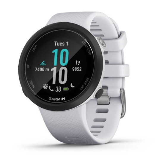 Смарт-часы Garmin Swim 2 с силиконовым ремешком белого цвета