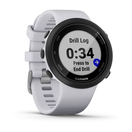 Смарт-часы Garmin Swim 2 с силиконовым ремешком белого цвета