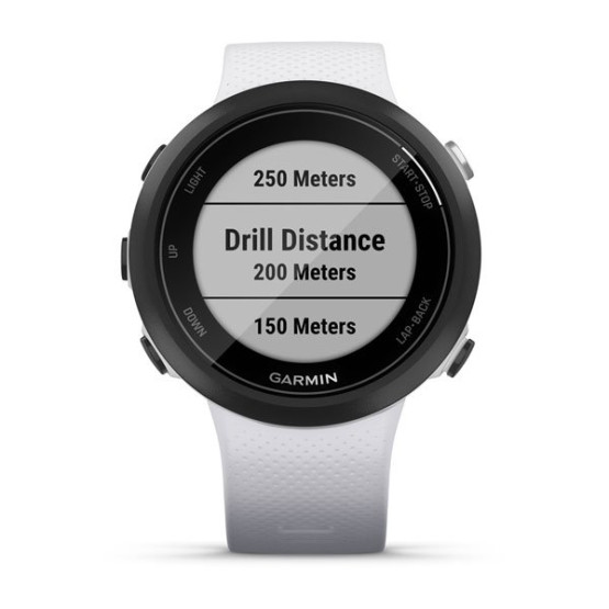Смарт-часы Garmin Swim 2 с силиконовым ремешком белого цвета