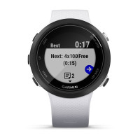 Смарт-часы Garmin Swim 2 с силиконовым ремешком белого цвета