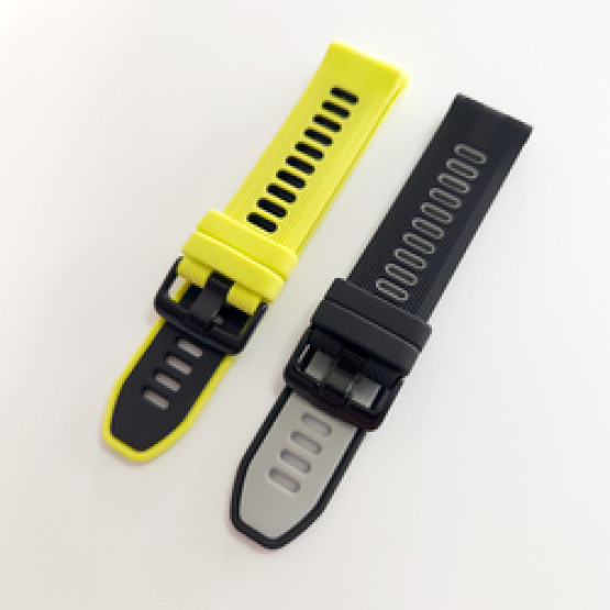 Ремешок для Garmin Forerunner 965 22mm чёрный белый жёлтый красный копия
