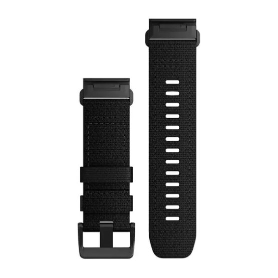 Ремінець для Garmin Tactix 7 26mm QuickFit Tactical Black Nylon