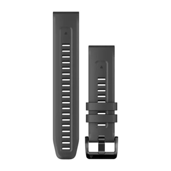 Ремінець для Garmin Fenix 7 22mm QuickFit Graphite silicone band