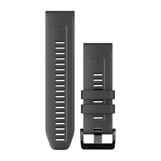 Ремешок для Fenix 7X 26mm QuickFit Graphite silicone band