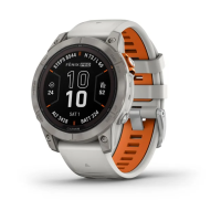 Смарт-часы Garmin Fenix 7 Pro – Sapphire Solar Edition Titanium with Fog Gray/Ember Orange Band