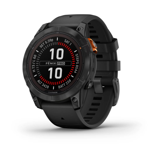 Смарт-часы Garmin Fenix 7 Pro – Solar Edition Slate Gray with Black Band