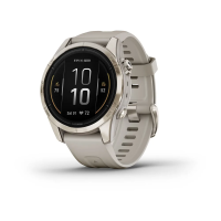 Смарт-часы Garmin epix Pro (Gen 2) – Sapphire Edition | 42 mm Soft Gold with Light Sand Band