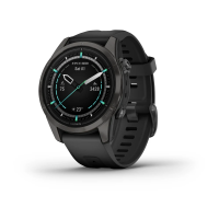Смарт-часы Garmin epix Pro (Gen 2) – Sapphire Edition | 42 мм Carbon Gray DLC Titanium with Black Band