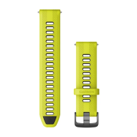 Ремінець для Forerunner 965 Black/Yellow with Slate Hardware 22mm