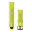 Ремінець для Forerunner 965 Black/Yellow with Slate Hardware 22mm