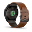 Смарт-часы Garmin epix Pro (Gen 2) – Sapphire Edition | 51 mm Carbon Grey DLC Titanium with Chestnut Leather Band