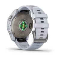 Смарт-годинник Epix Pro Gen 2 Sapphire Edition 47 мм корпус титановий з білим ремінцем