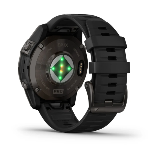 Смарт-часы Garmin epix Pro (Gen 2) – Sapphire Edition | 47 mm Carbon Gray DLC Titanium with Black Band Смарт-часы Garmin epix Pro (Gen 2) – Sapphire Edition | 47 mm Carbon Gray DLC Titanium with Black Band