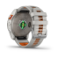 Смарт-годинник Garmin Fenix 7X Pro – Sapphire Solar Edition Titanium with Fog Gray/Ember Orange Band