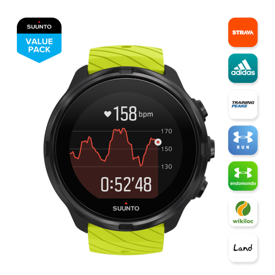 Годинник SUUNTO 9 G1 LIME