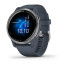 Garmin Venu 2 Silver Bezel with Granite Blue Case and Silicone Band