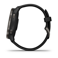 Garmin Venu 2 Slate Bezel with Black Case and Silicone Band