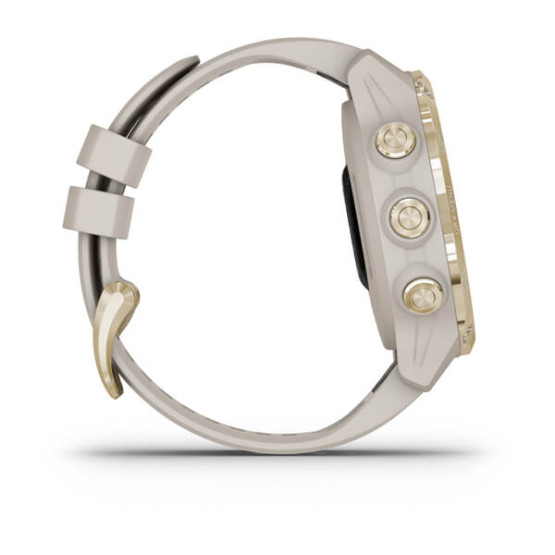 Часы для дайвинга Garmin Descent Mk2S Light Gold with Light Sand Silicone Band