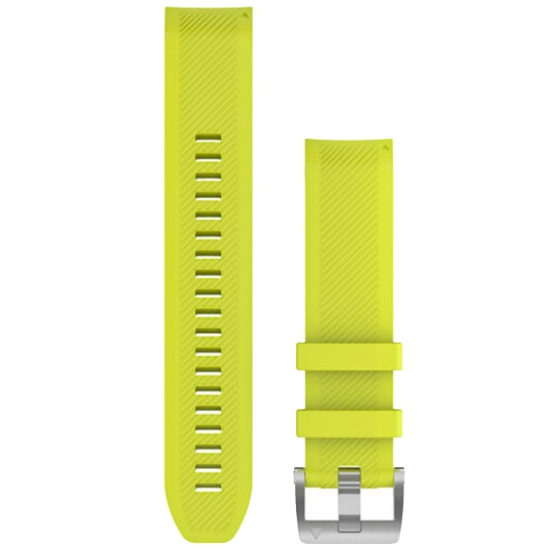 Ремешок Garmin MARQ, QuickFit 22m, Amp Yellow, Silicone Strap