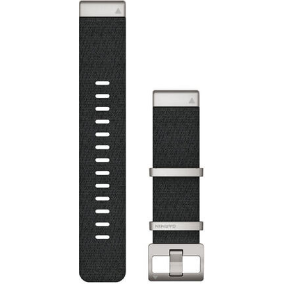 Ремінець Garmin MARQ, QuickFit 22m, Jacquard Weave Nylon Strap,Black