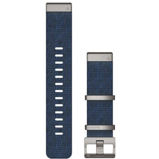 Ремешок Garmin MARQ, QuickFit 22m, Jacquard Weave Nylon Strap, Indigo