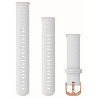 Ремінець Garmin vivoactive 4, 18mm Band, White/Rose Gold Band