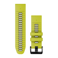 Ремешок Garmin epixPRO (g2),26mm QuickFit Lime/Grpht Silicon Bnd